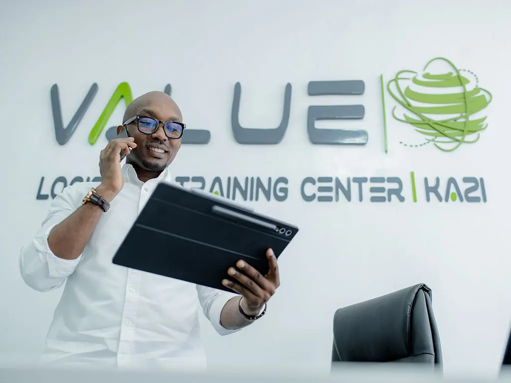 Value Logistics team member at the office